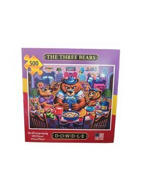 Dowdle Three Bears 500 Pc Goldilocks Puzzle NEW USA